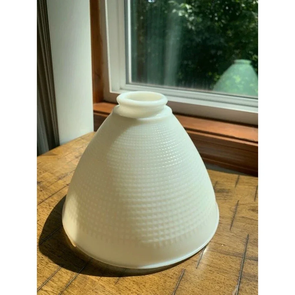 Corning Milk Glass Torchiere Lampshade No. 82012 Size 6.5”